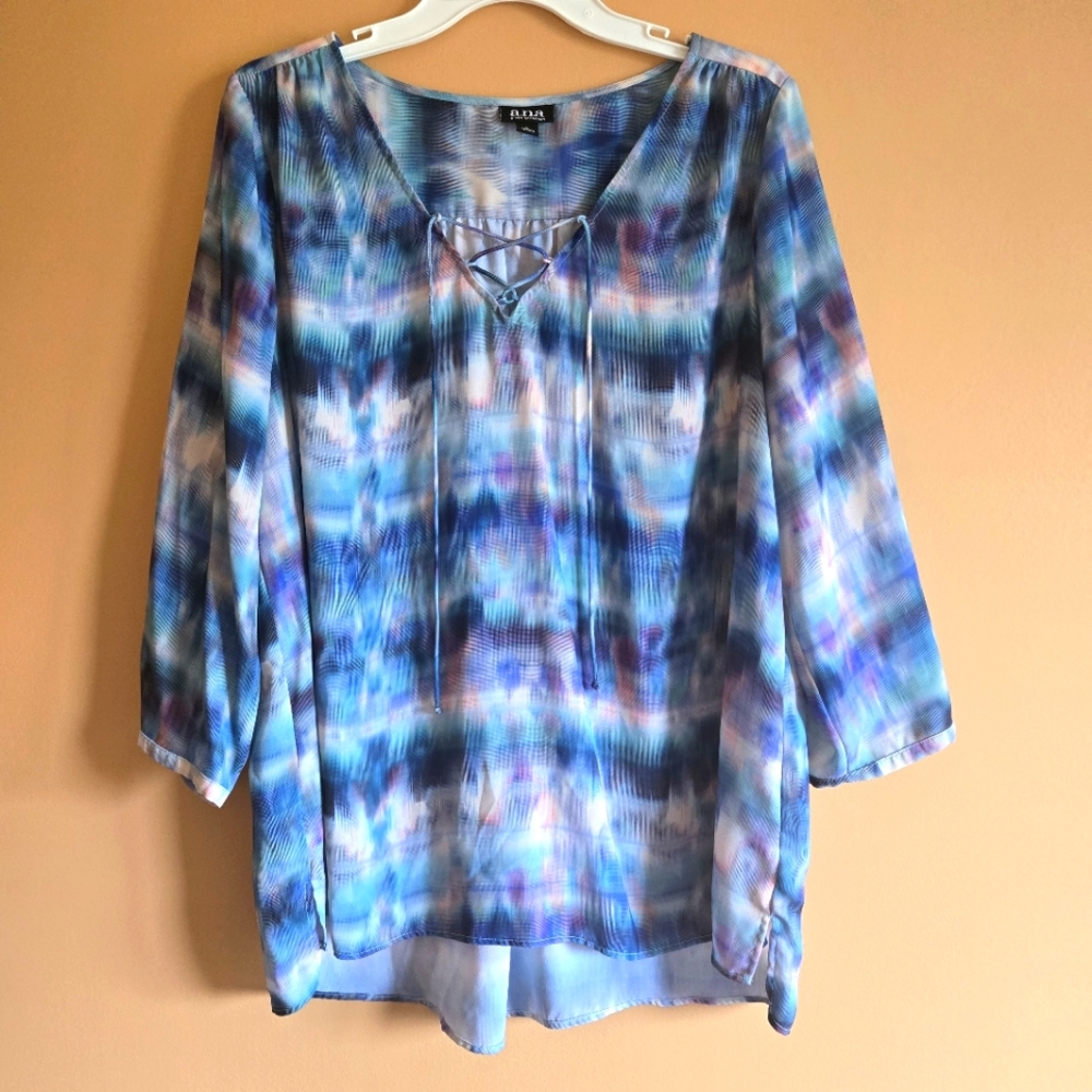 a.n.a. Colorful Tie Top PTP=21.75"